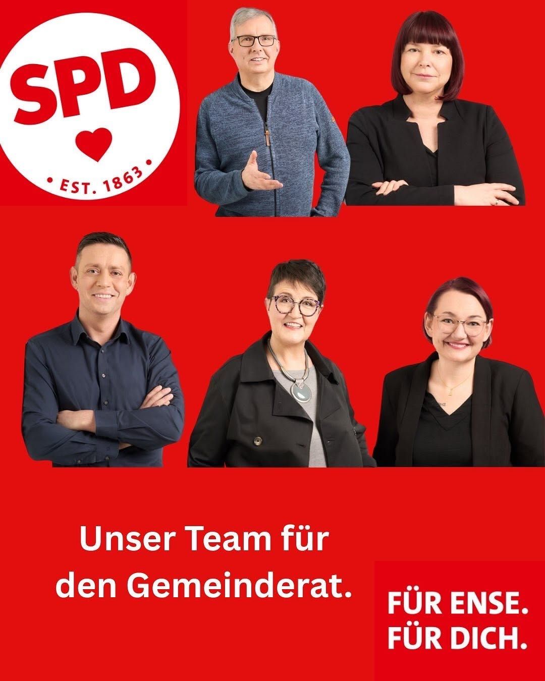 Instagram-Beitrag von SPD Ense: 📌 Konstituierende Ratssitzung – 11. November
Heute hat der neue Gemeinderat der Gemeinde Ense seine...